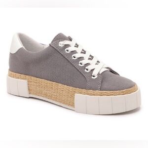 Dolce Vita Yaya Grey Canvas Sneakers